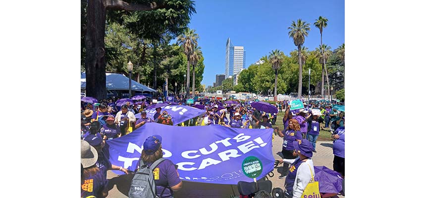 SEIU Protest