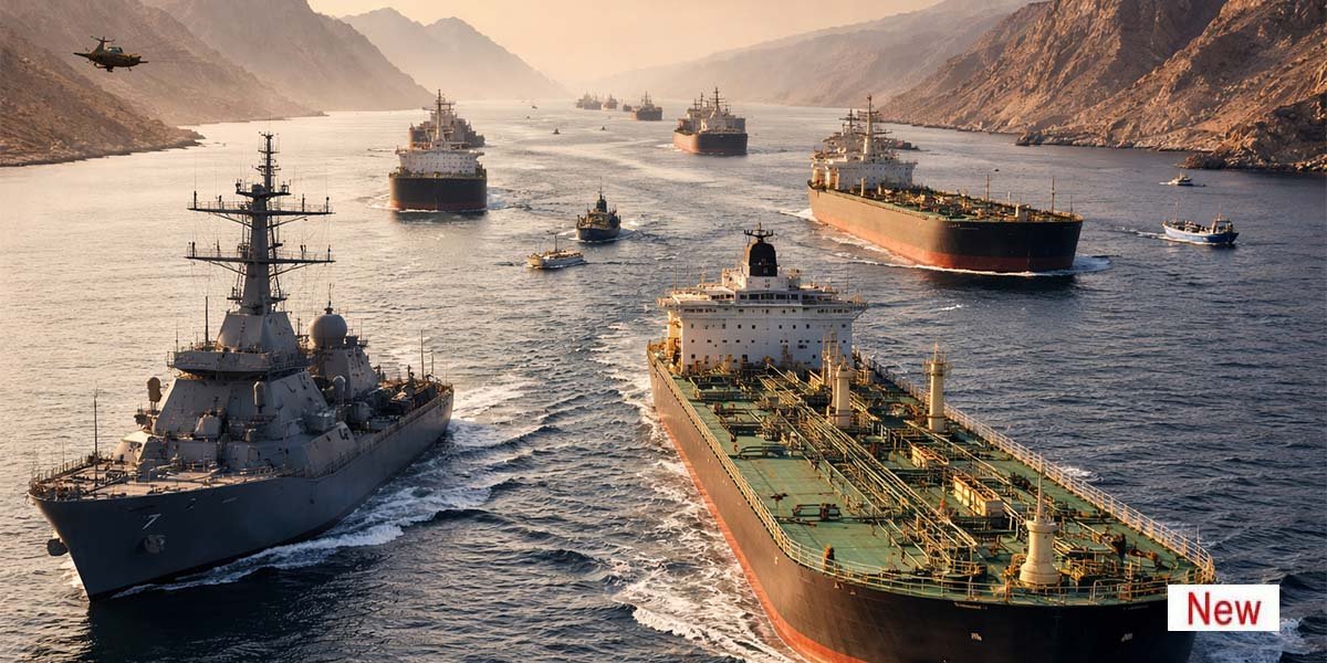 The Strait of Hormuz is opened to all commercial traffic 