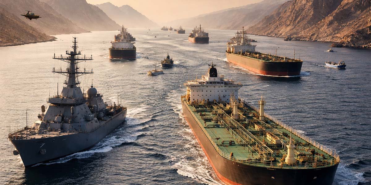 The Strait of Hormuz is now opened to commercial shipping