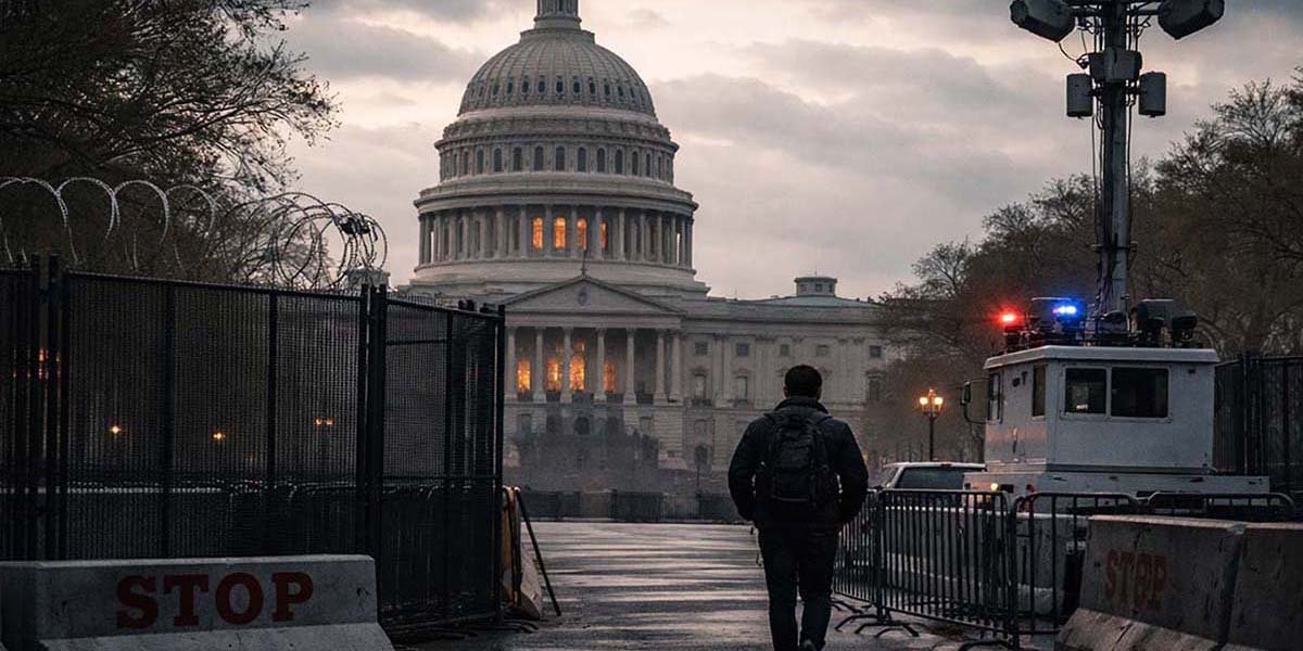Imagen conceptual que sugiere que el poder político puede estar oculto al público.
